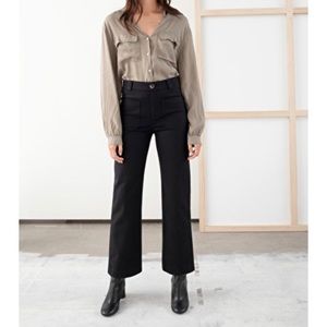 BNWT &Other Stories Cotton Twill Pants